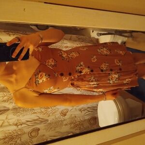 Floral Button-Down Dress